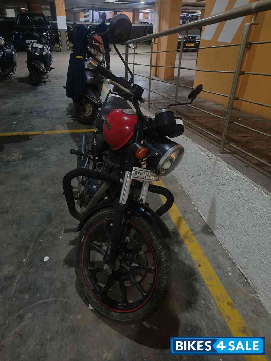 Red Royal Enfield Bullet 350