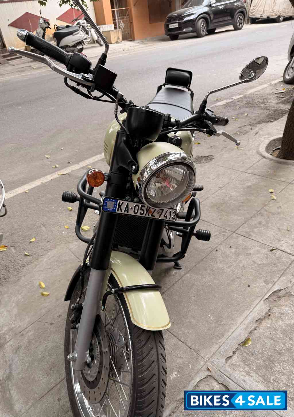 Lemon Green Jawa forty two BS6