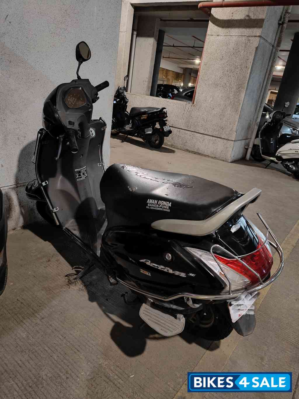 Black Honda Activa 3G