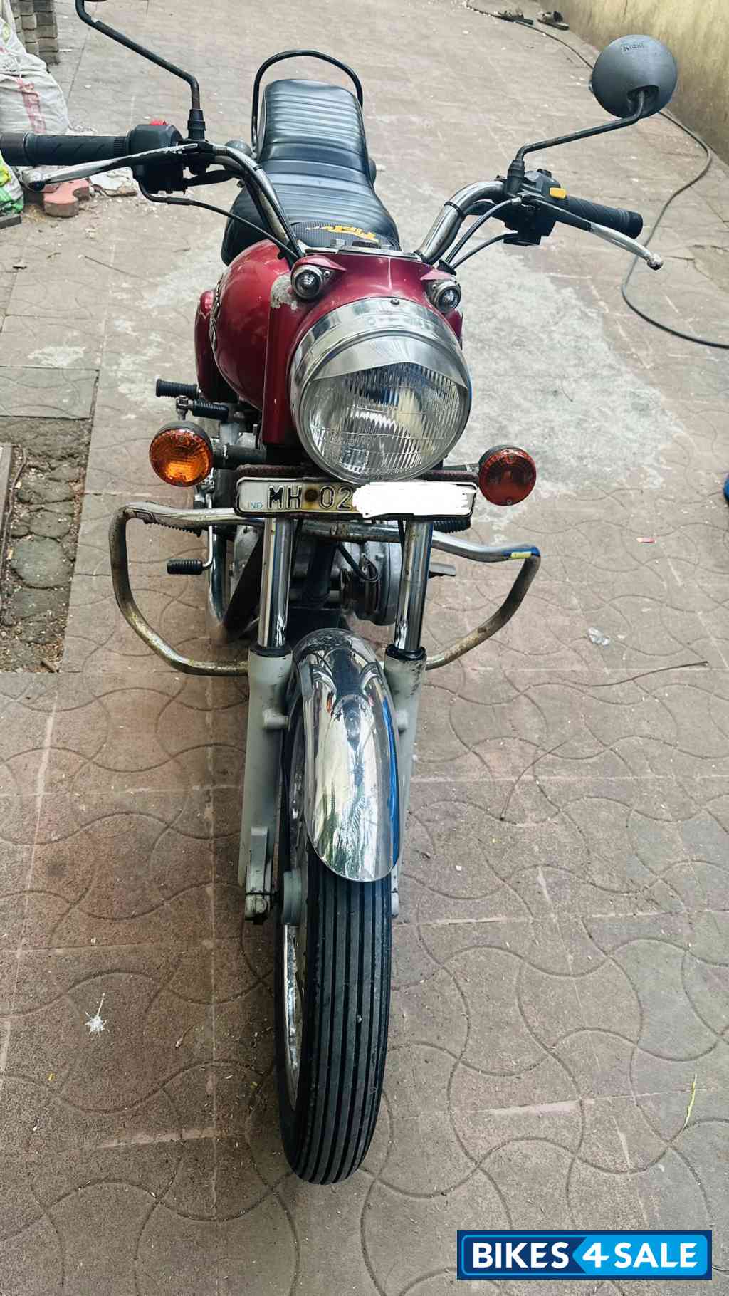 Red Royal Enfield Bullet Electra