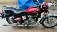 Red Royal Enfield Bullet Electra