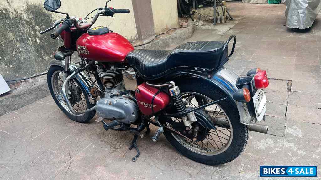 Red Royal Enfield Bullet Electra