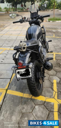 Matte Tornado Black Yezdi Adventure Matte 2024