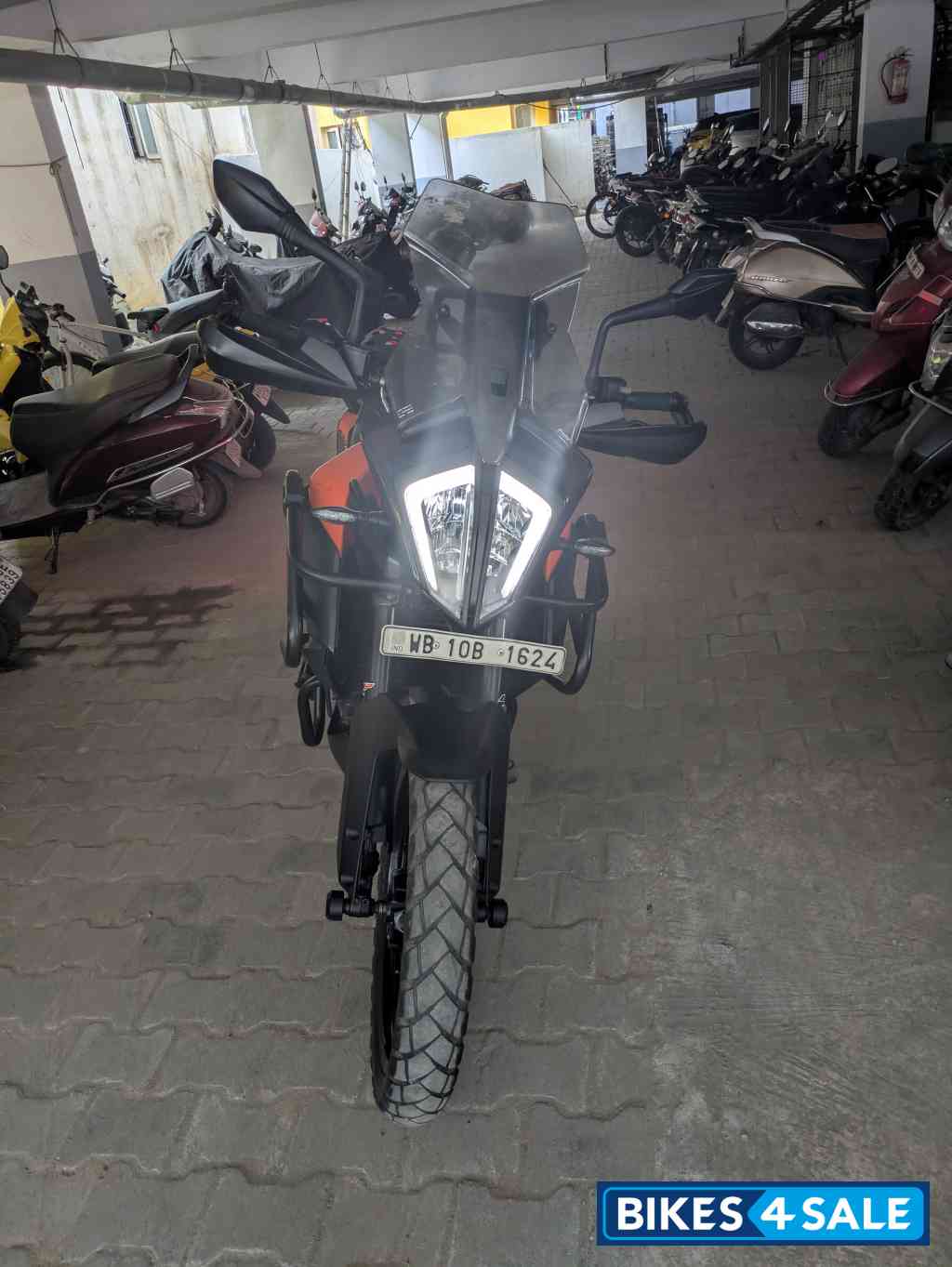 Orange & Black KTM 390 Adventure