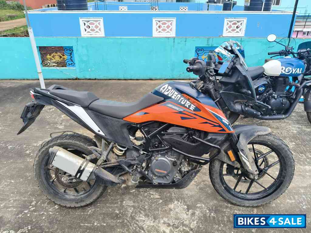 Orange KTM 390 Adventure 2022