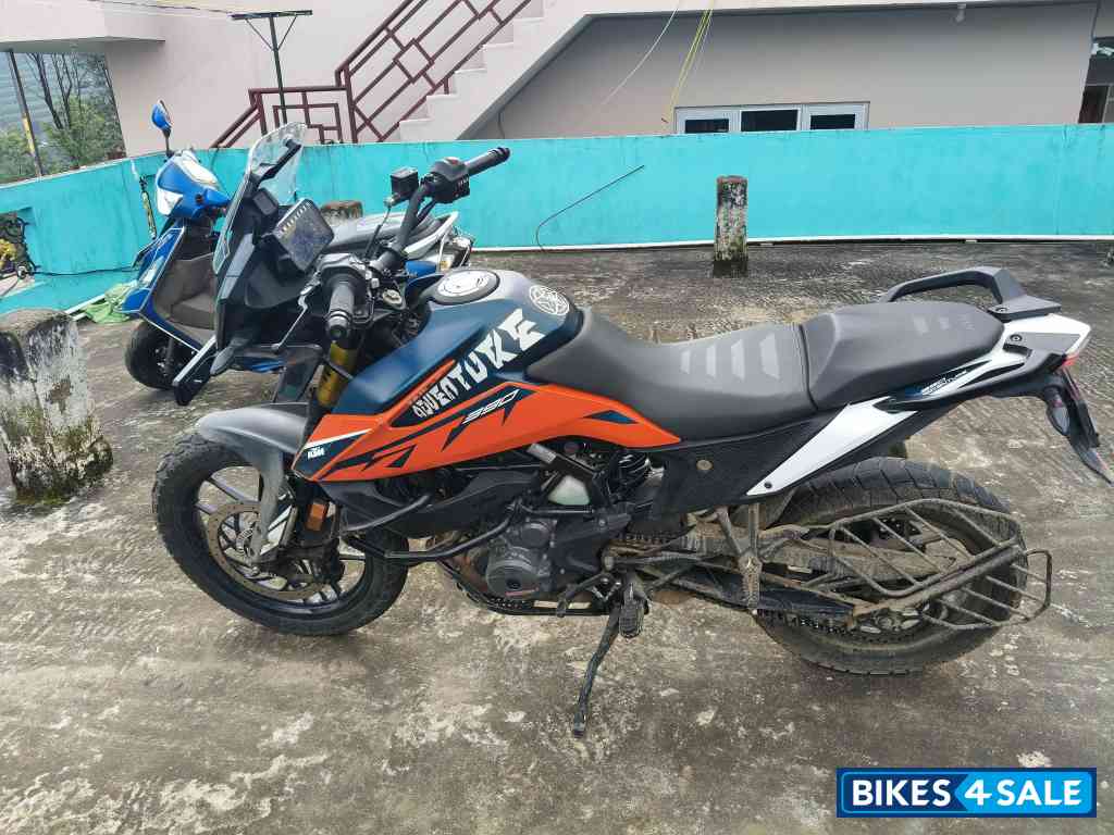 Orange KTM 390 Adventure 2022