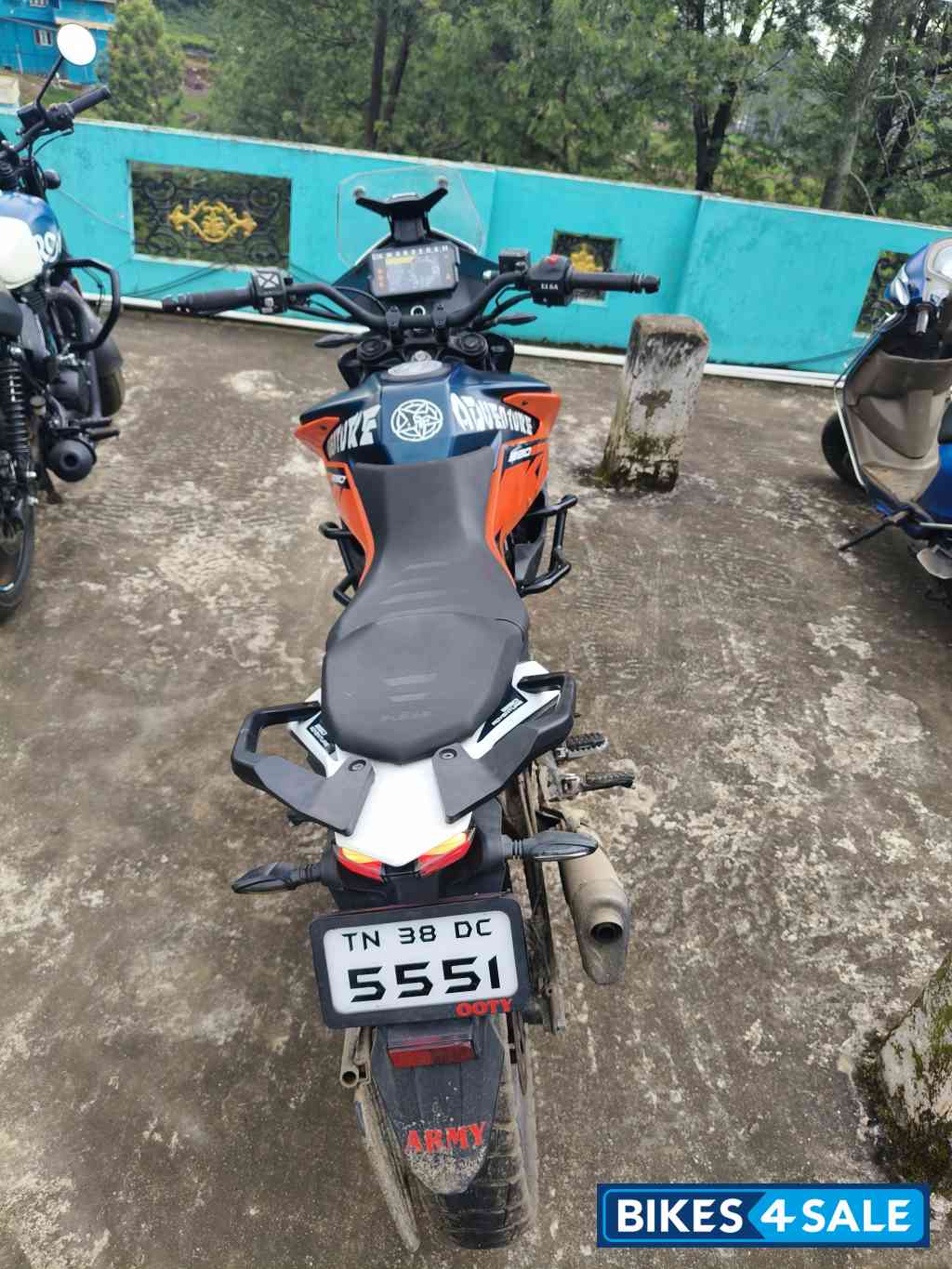 Orange KTM 390 Adventure 2022