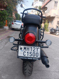 Stealth Black Royal Enfield Classic 350 Dual Channel BS6