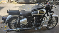 Silver Royal Enfield Classic 350