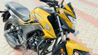 Yellow Honda CB Hornet 160R