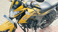 Yellow Honda CB Hornet 160R