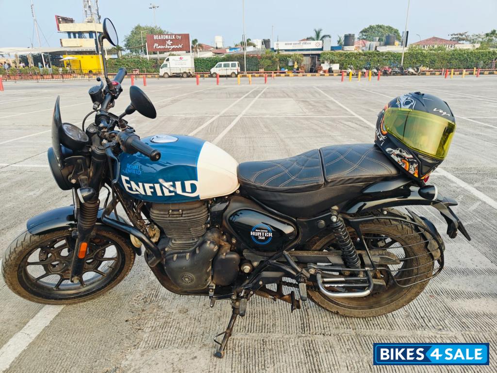 Rebel Blue Royal Enfield Hunter 350 Metro
