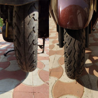 Artist Red TVS Jupiter 125 SmartXonnect