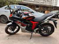 Black With A Hint Of Red Suzuki Gixxer SF Fi