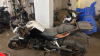 White KTM Duke 200