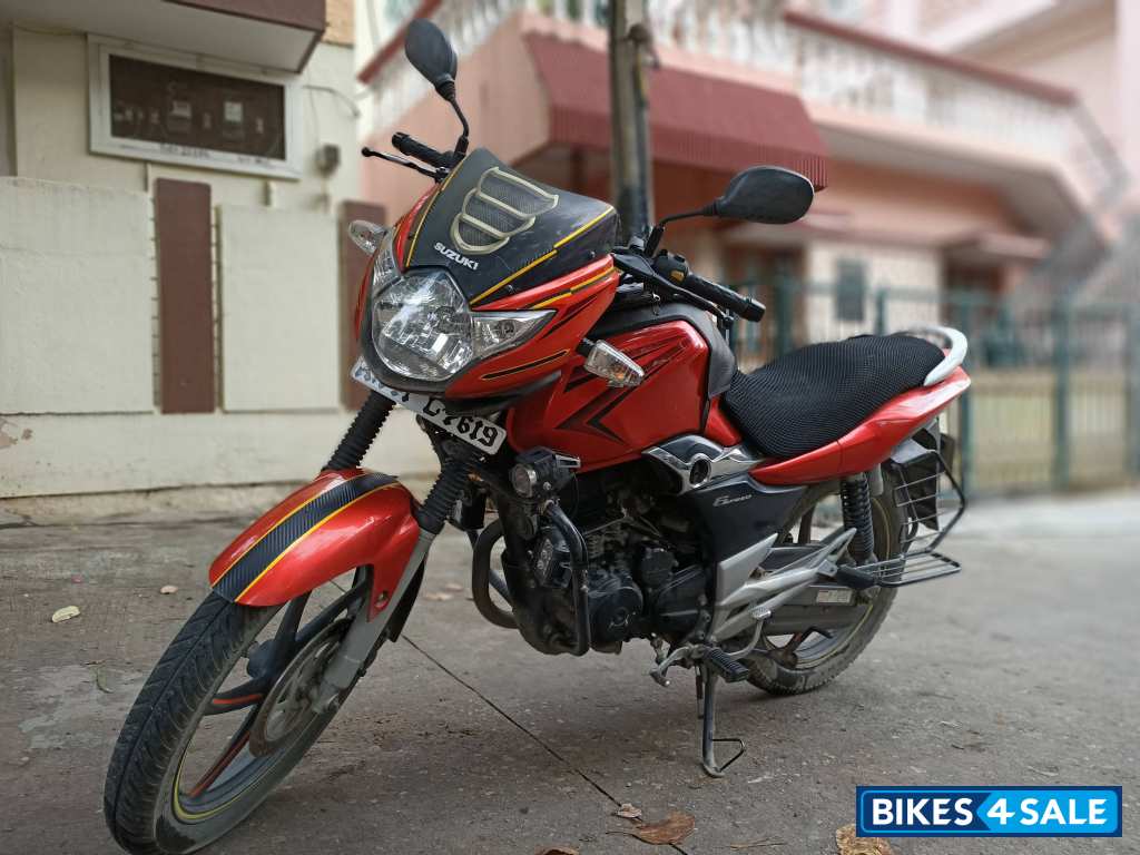 Orange Suzuki GS 150R