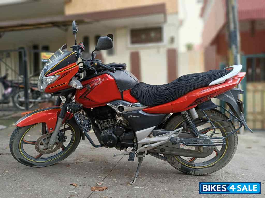 Orange Suzuki GS 150R