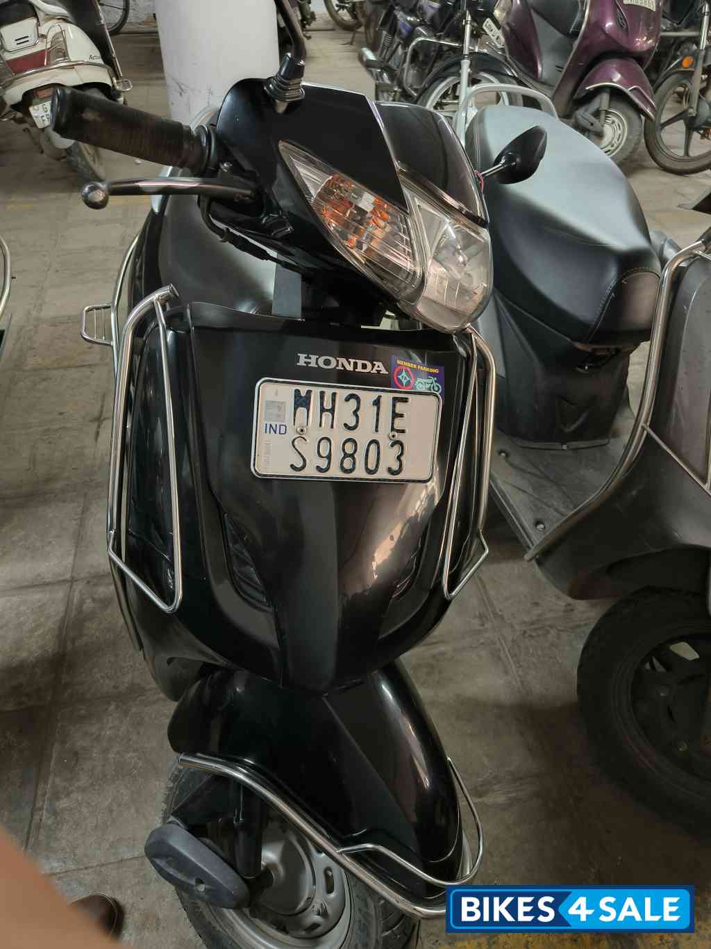 Black Honda Activa