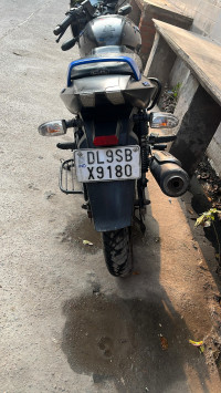 Silver Blue Bajaj Pulsar 125 Neon