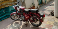 Maroon Royal Enfield Classic 500