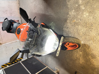 Black And Red KTM RC 200 2022