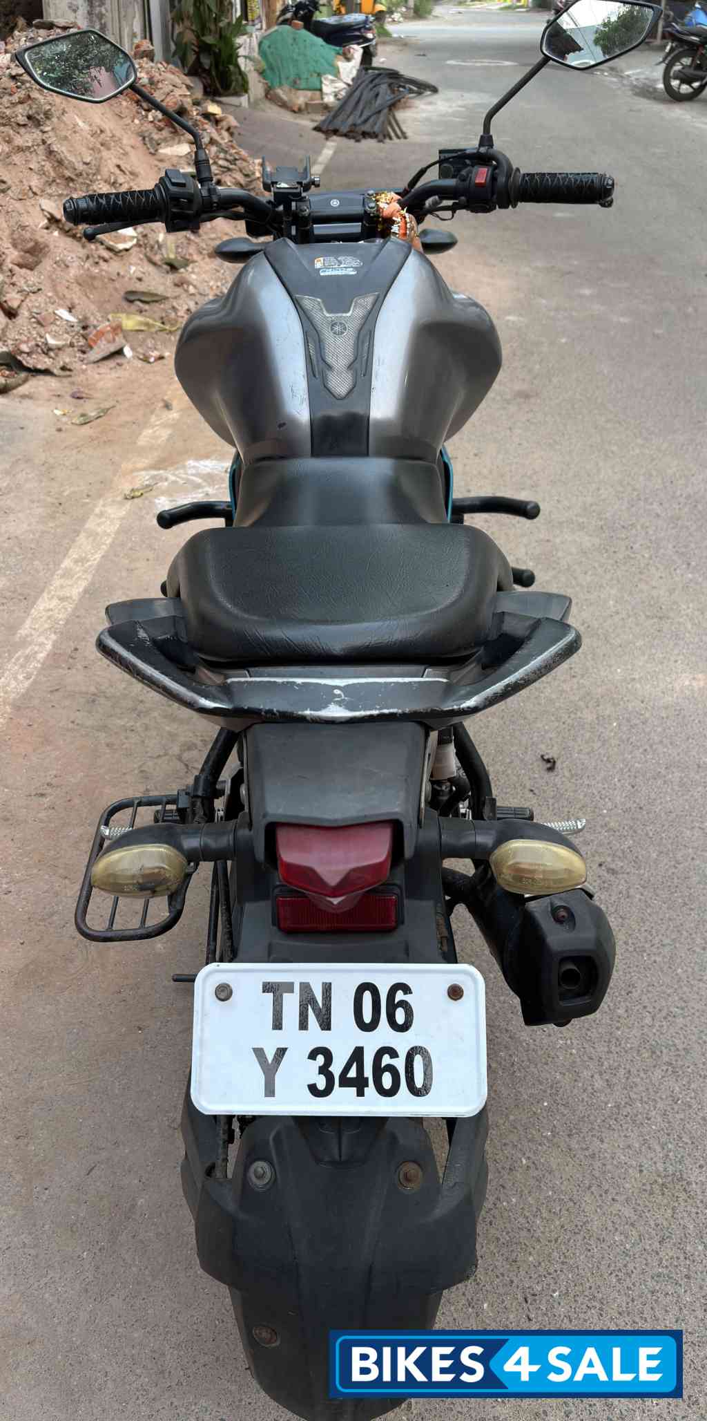 Cyan Blue Yamaha FZ-S FI V3