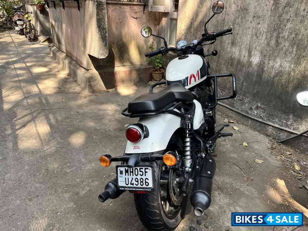 White And Grey Royal Enfield Shotgun 650