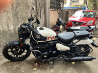 White And Grey Royal Enfield Shotgun 650