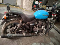 Black And Blue Royal Enfield Thunderbird X 500