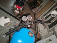 Black And Blue Royal Enfield Thunderbird X 500