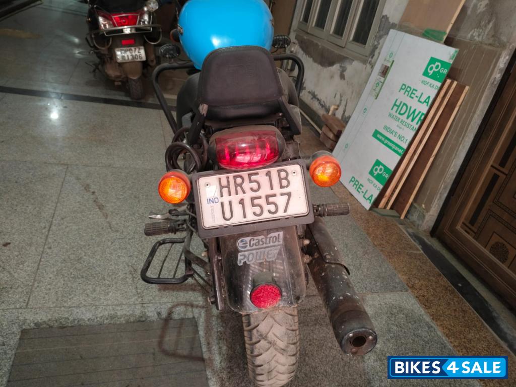 Black And Blue Royal Enfield Thunderbird X 500