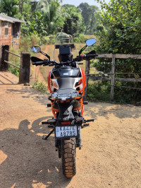 White KTM 390 Adventure 2025