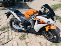 Orange & White Honda  CBR 150R