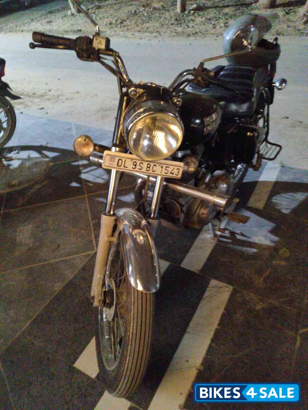 Magic Black Royal Enfield Bullet Electra