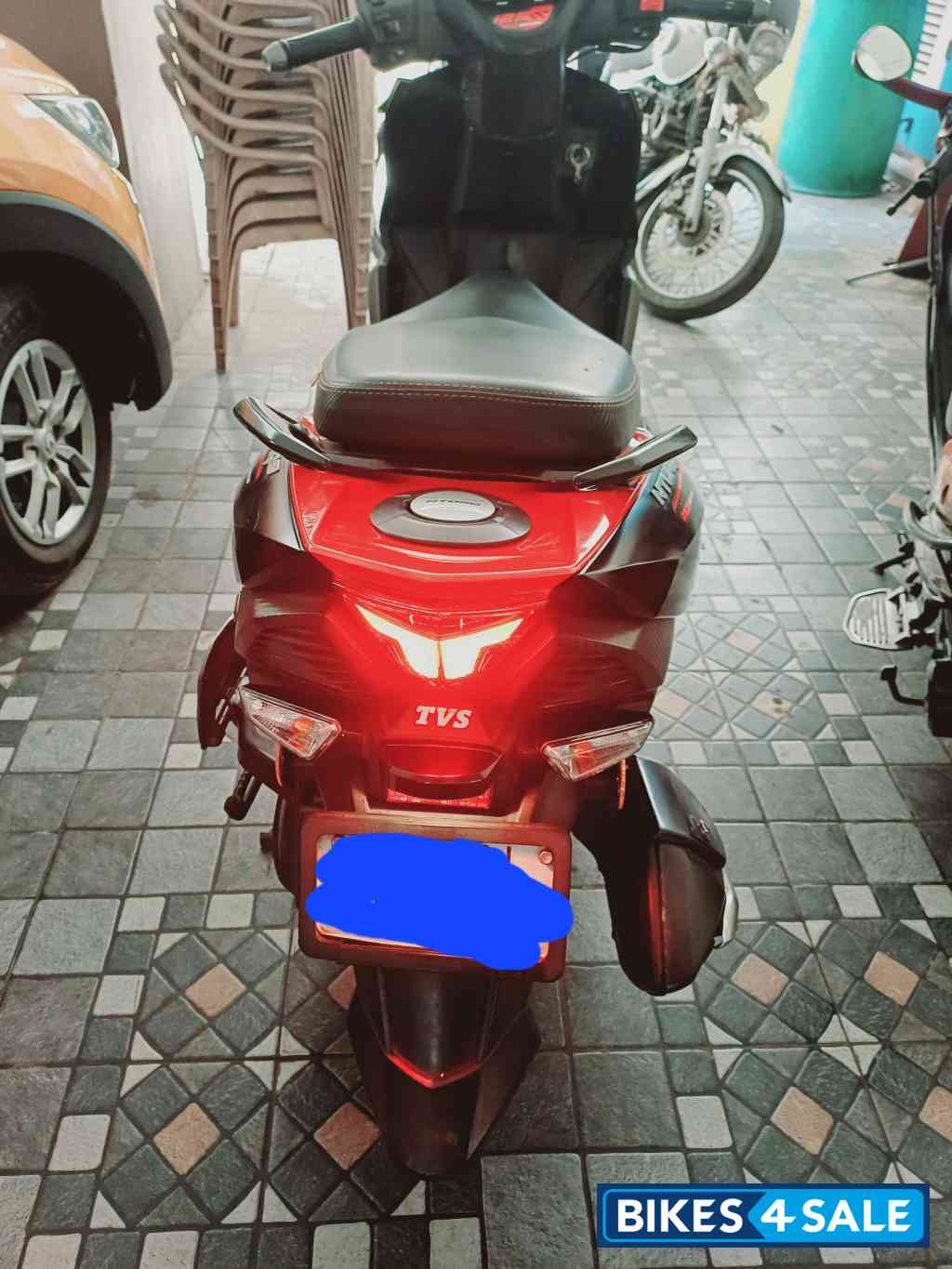 Red & Black TVS NTORQ 125 Race Edition BS6