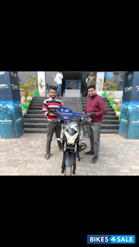 Grey Bajaj Pulsar N160 Dual Channel ABS