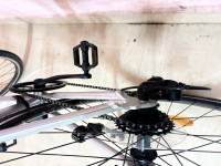 Silver Bicycle  Triban rc100