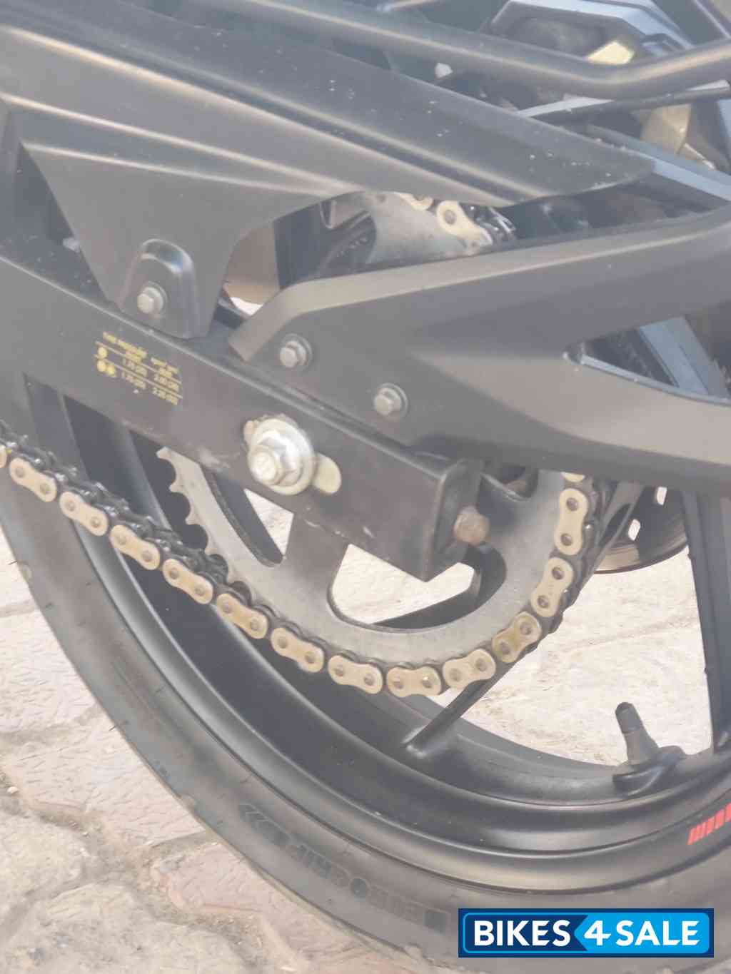 Black Red TVS Apache RTR 200 4V ABS