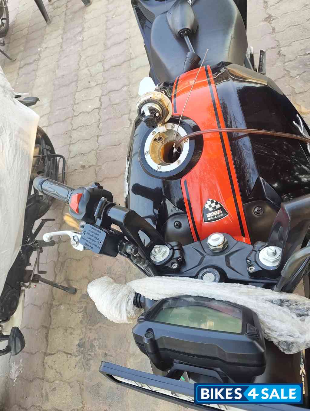 Black Red TVS Apache RTR 200 4V ABS