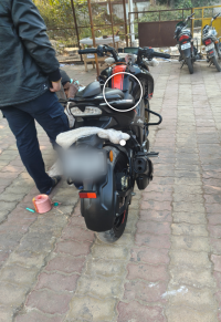 Black Red TVS Apache RTR 200 4V ABS