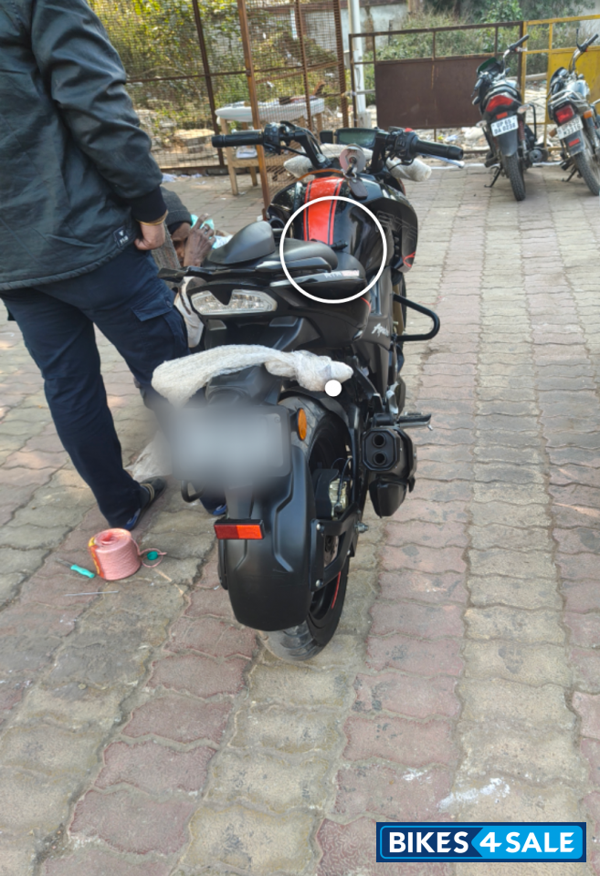 Black Red TVS Apache RTR 200 4V ABS