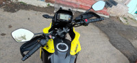 Yellow Suzuki V-Strom SX
