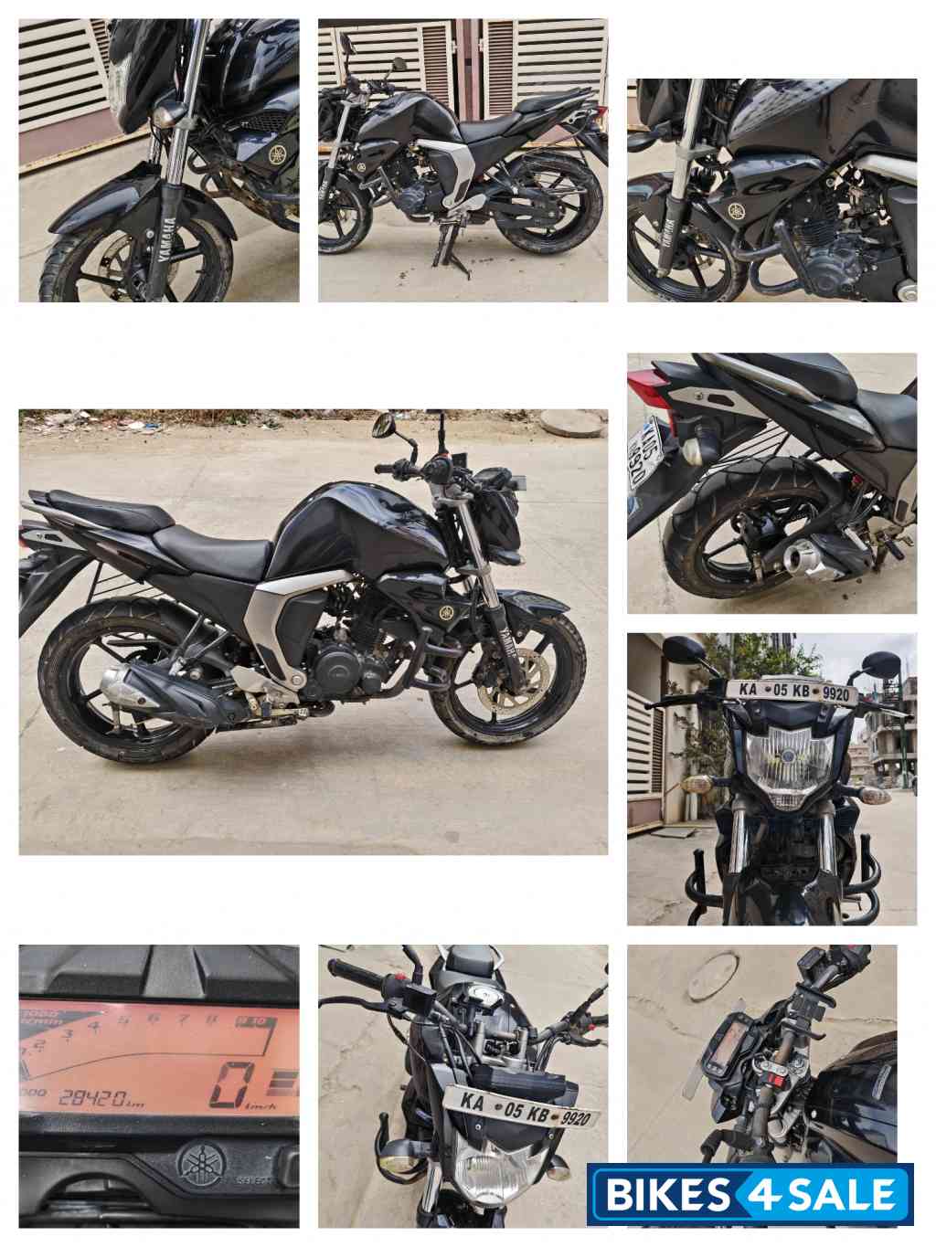 Black Yamaha FZ