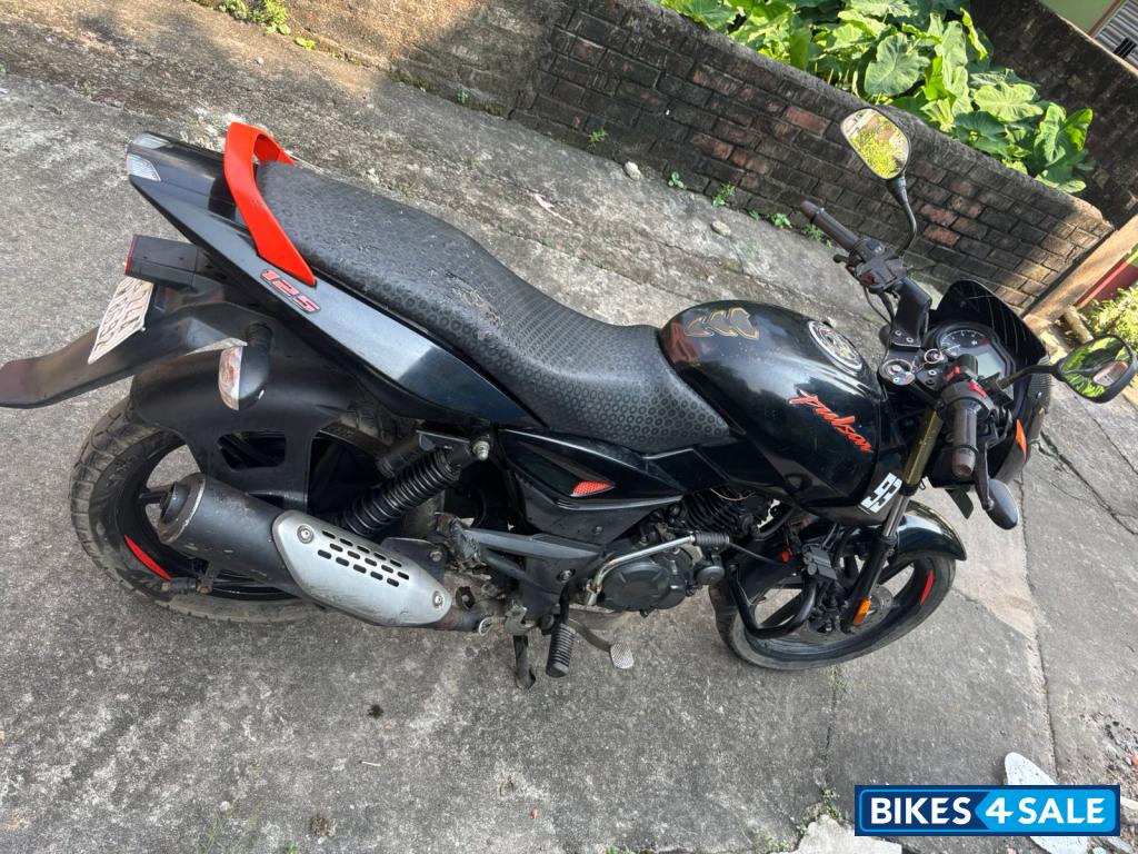 Black And Orange Bajaj Pulsar 125