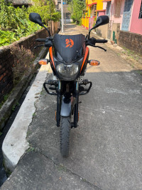 Black And Orange Bajaj Pulsar 125