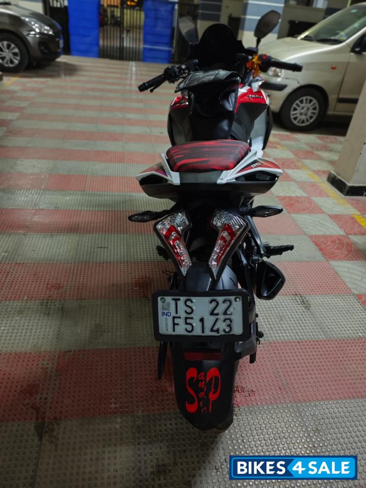 Racing Red And White Bajaj Pulsar RS 200 BS6