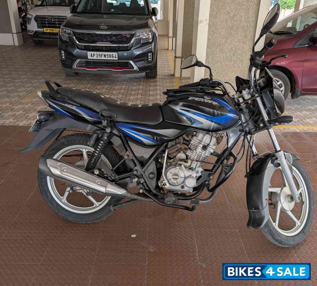 Ebony Blk Blue Dkl Bajaj Discover 125