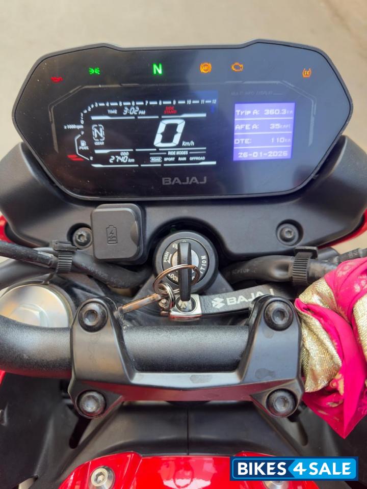 Racing Red Bajaj Pulsar NS400Z