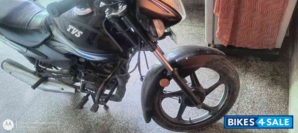Black And Blue TVS Sport BS6