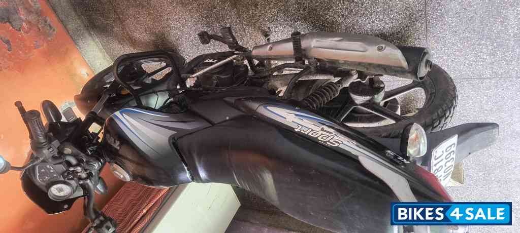 Black And Blue TVS Sport BS6